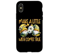 Make A Little Wish Dandelion Gnome Graphic For Gardener Custodia per iPhone X/XS