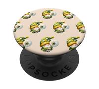 Make A Little Wish Dandelion Gnome Graphic For Gardening Mom PopSockets PopGrip Adesivo