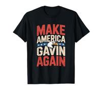 Make America Gavin Again Funny Meme Graphic Uomini Donne Adulti Maglietta