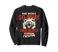 Make America Go Away Bear Groenlandia Felpa