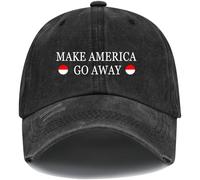 Make America Go Away - Cappello con scritta "Make America Go Away, HDH-Nero, 53