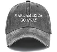 Make America Go Away Cappello, HDH-Grigio, 53