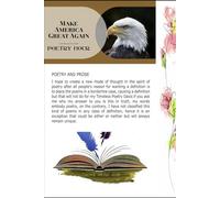 MAKE AMERICA GREAT AGAIN POETRY HOUR: Into The Mist Poems