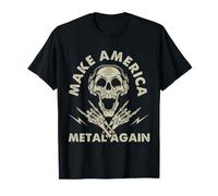 Make America Metal Again Trump Rock Heavy Music Thrash Maglietta