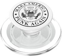 Make America Punk Again Distressed Rock Flag Punk Rocker 80s PopSockets PopGrip per MagSafe