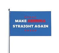 Make America Straight Again Bandiera politica divertente sarcastica, bandiera 9,1 x 1,5 m, lato esterno singolo, striscioni anti-sbiadimento dai colori vivaci, decorazione per esterni