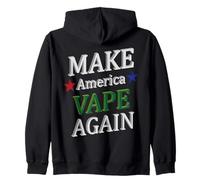 Make America Vape Again Meme Dispositivo Vaping aromatizzato Divertente Felpa con Cappuccio