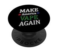 Make America Vape Again Meme dispositivo vaping aromatizzato divertente PopSockets PopGrip Adesivo