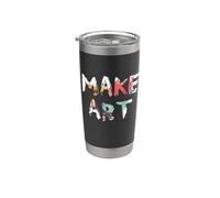 Make Art crea arte Bicchiere termico in acciaio inox doppia parete