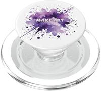 Make Art - Vernice ad acquerello viola PopSockets PopGrip per MagSafe