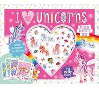 Make Believe Ideas I Love Unicorns Sticker Activity Case (Mixed Media Product)
