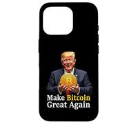 Make Bitcoin Great Again Trump Bitcoin Crypto Future Custodia per iPhone 16 Pro