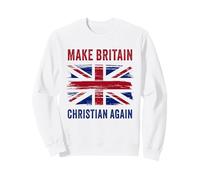 Make Britain Christian Again - UK Patriot Graphic Felpa