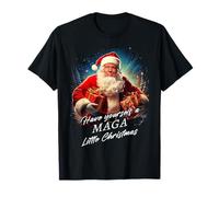 Make Christmas Great Again - Trump Santa Funny Graphic Maglietta