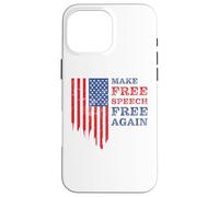 Make Free Speech Free Again: First Amendment Conservative Custodia per iPhone 16 Pro Max