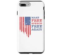 Make Free Speech Free Again: First Amendment Conservative Custodia per iPhone 7 Plus/8 Plus