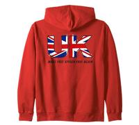 Make Free Speech Free Again: UK Flag Conservative Felpa con Cappuccio