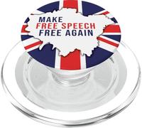 Make Free Speech Free Again: UK Flag Conservative PopSockets PopGrip per MagSafe