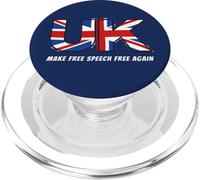 Make Free Speech Free Again: UK Flag Conservative PopSockets PopGrip per MagSafe