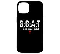Make Heaven Crowded It's All About Jesus God Over All Things Custodia per iPhone 13