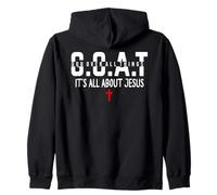 Make Heaven Crowded It's all About Jesus God Over all Things Felpa con Cappuccio