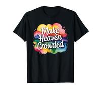 Make Heaven Crowded Maglietta con Stampa Grafica Economica