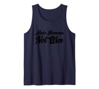 Make Hummus Not War - Peace Middle East Foodie Vegan Canotta