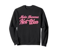 Make Hummus Not War - Peace Middle East Foodie Vegan Felpa