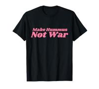 Make Hummus Not War - Peace Middle East Foodie Vegan Maglietta