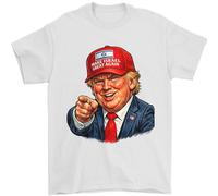 Make Israele Great Again Trump Anti Guerra Iran Free Palestina Satire Da T-Shirt
