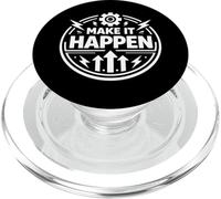 Make It Happen Dichiarazione di mentalità d'azione guidata dall'esecuzione PopSockets PopGrip per MagSafe