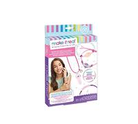 Make It Real 1211 Kit Gioielli Energia Positiva - Crea 3 Braccialetti e 1 Collana con Ciondoli e Perline - 61 Pezzi - Accessori Creativi per Bambine 8+ Anni - Idea Regalo Originale