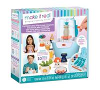 Make It Real: Mini Pottery Studio - 26 pcs DIY Pottery Kit, Mess Free Air Dry Cl