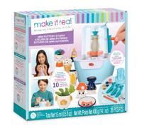 Make It Real 1465 Tornio per Mini Ceramiche - Kit Creativo con Argilla Autodurente - 3 Modalità di Lavoro da Principiante e Esperto - Per Bambini 8+