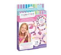 Make It Real 2901217 Set di braccialetti che cambiano colore, set di gioielli fai da te con perline magiche, braccialetto fai da te, kit creativo per bambini