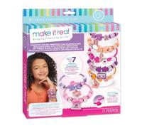 Make It Real 2901329 Fashion Set di bracciali fai da te con perline alla moda, gioielli fai da te, kit creativo per bambini