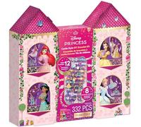 Make It Real 4227 Set 12 Braccialetti Fai da Te Castello Principesse Disney, 332 Pezzi, Kit Giochi Crea Braccialetti per Bambine, Kit con Perline e Charm per la Creazioni di Gioielli DIY, da 8 anni