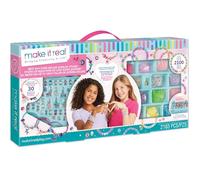 Make It Real: Best Day Ever! Deluxe Jewelry Studio - 2183 pezzi - Kit fai da te, progetta e realizza oltre 30 Breacelets, perline e ciondoli, ragazze e bambini dai 8 anni in su