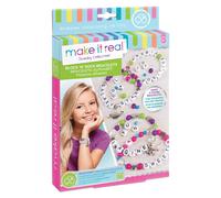 Make It Real 1205 Block n' Bracciali rock - Kit Fare alfabeto lettera Perline & Charms Bracciale per Ragazze
