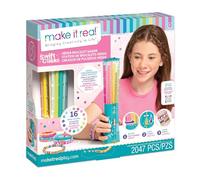 Make It Real - Bracelet Maker Heishi | Kit Braccialetti Fai Da Te Bambina Con Carosello, 2040 Perline Heishi, Cordoncino E Strumenti | Macchina Per Braccialetti | Regalo Bambina 8 Anni O Più
