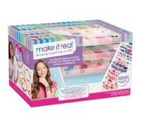 Make It Real DIY Jewellery Making Bead Set with Beads, Charms and Storage - Arts