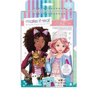 Make It Real- Gatto, Kitty Blocco da Disegno Stilista: Fashion Design Gattina Adorabile, Multicolore, Medium, 3204