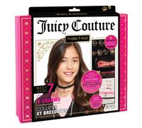 Make It Real Juicy Couture: chokers & Charms Kit - Crea 7 collane uniche 102 pezzi 7 cokers alla moda 6 succose cilindri e ragazze elastiche collane