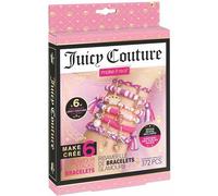 Make It Real - Kit Braccialetti Glamour Juicy Couture | Set Creativo con 372 Pezzi, Perline Heishi e 6 Ciondoli Juicy Couture | Crea fino a 6 Bracciali | 8+