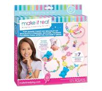 Make It Real - Kit per realizzare braccialetti da bambina accessori divertenti ciondoli tattili | Set bracciali per ragazze 10 anni creativi, artigianato originale regalo ragazza 8 anni