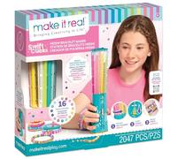 Make It Real Macchina Crea Braccialetti Heishi con 2047 Perline Colorate, 16 Colori Trendy, Giochi Creativi per Bambine, Multicolore, Idea Regalo Creativa, da 8 Anni