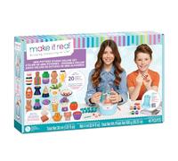 Make It Real: Mini Pottery Studio Deluxe Set - Kit fai da te tutto in 1 per scolpire e scolpire tutti i livelli di abilità, progetti in argilla in miniatura, bambini e bambine dagli 8 anni in su