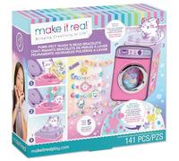 Make It Real - Purr-fetti Braccialetti con Perline da Lavare | Kit Gioielli 141 pezzi con Lavatrice | Trasforma le Perline e crea 5 bracciali 8+