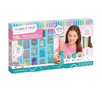 Make It Real Swift Clicks Deluxe - Braccialetto da studio per creare braccialetti colorati dell'amicizia con lo strumento di design Deluxe Swift Clicks, perline e ciondoli inclusi
