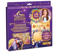 Make It Real: Unicorn Academy - Kit per braccialetti con ciondoli a forma di unicorno, 39 pezzi, fai da te, 4 braccialetti con ciondoli e perline, serie Netflix, per bambini dagli 8 anni in su